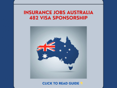 Insurance Jobs Australia 482 Visa Sponsorship